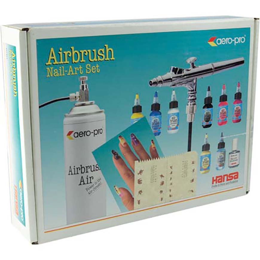 Airbrush-City Druckluftwerkzeug Nail-Art Airbrush Set - Airbrushpistole  Ultra + Saturn 25 Kompressor + Absauganlage - Kit 9207+, (1-St)